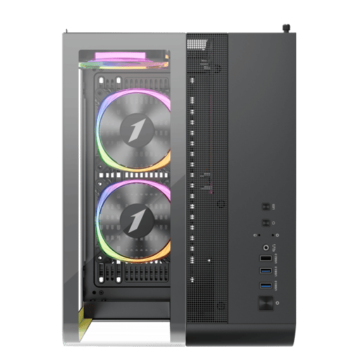 1st Player RT5 RGB Mid Tower Gaming Case - Black 