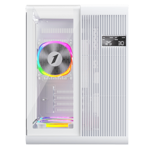 1st Player RT5 RGB Mid Tower Gaming Case - White 