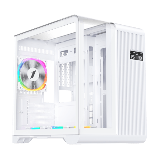 1st Player RT5 RGB Mid Tower Gaming Case - White 