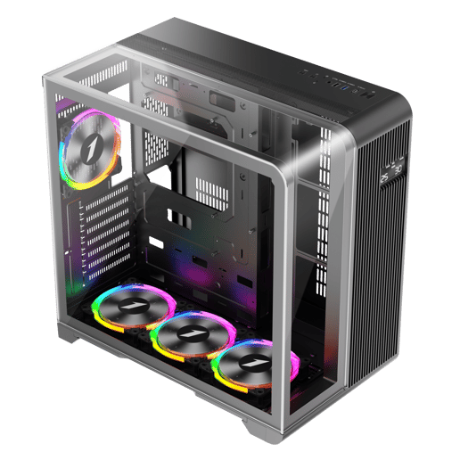1st Player RT7 RGB Mid Tower Gaming Case - Black 
