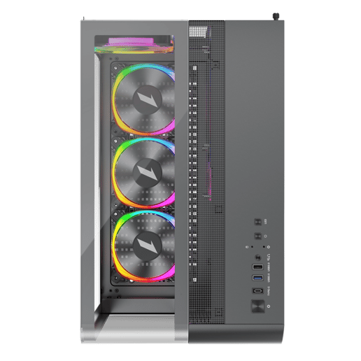 1st Player RT7 RGB Mid Tower Gaming Case - Black 