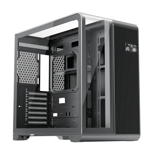 1st Player RT7 Mid Tower Gaming Case - Black 