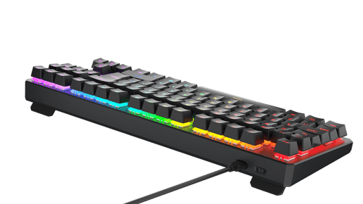 Tecware Phantom+ RGB Mechanical Keyboard in Black with Wraith Red Switches