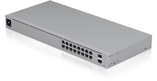 Ubiquiti Networks USW-16-POE 16-Port Gigabit PoE+ Rackmount Switch 
