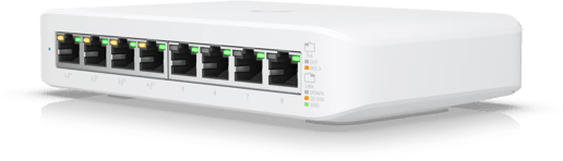 Ubiquiti Networks USW-Lite-8-POE 8-Port Gigabit PoE+ Mini Switch 