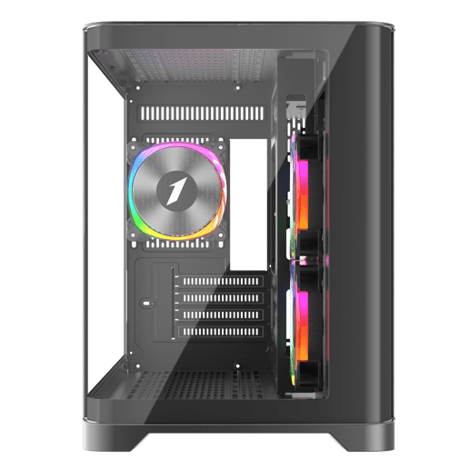 1st Player UV6 Mid Tower Gaming Case - Black 