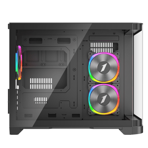 1st Player UV6 Mid Tower Gaming Case - Black 
