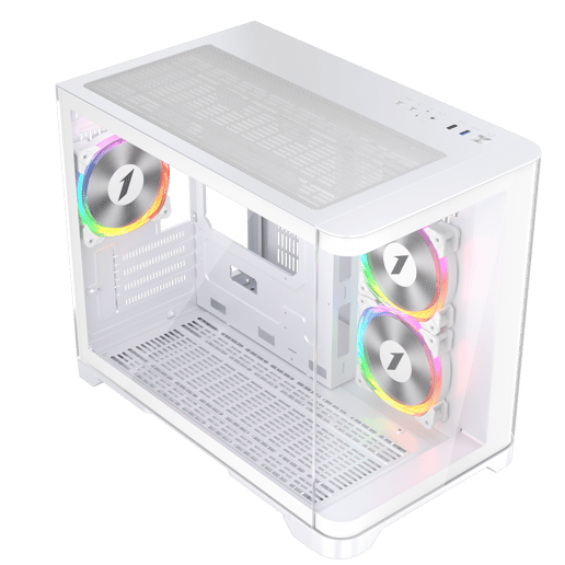 1st Player UV6 Mid Tower Gaming Case - White 