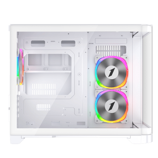 1st Player UV6 Mid Tower Gaming Case - White 