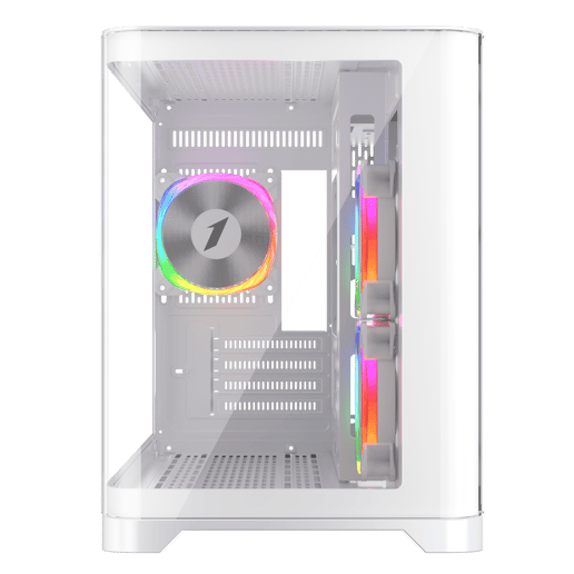 1st Player UV6 Mid Tower Gaming Case - White 