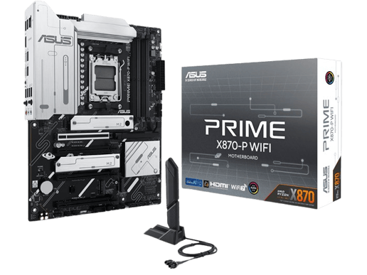 ASUS Prime X870-P WiFi ATX Motherboard for AMD Socket AM5 CPUs