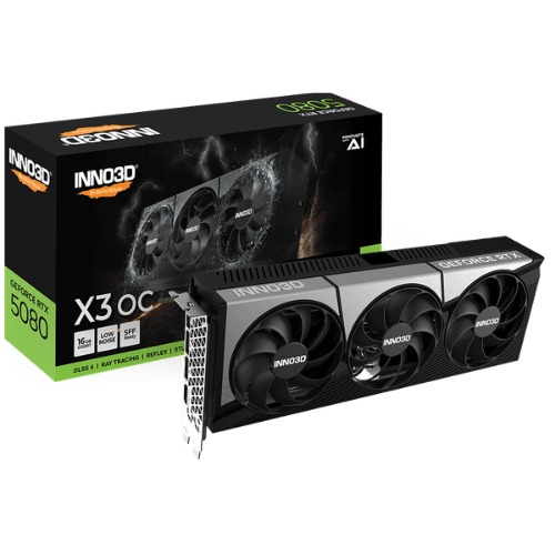 INNO3D GeForce RTX 5080 X3 OC 16GB GDDR7 Graphics Card
