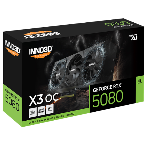 INNO3D GeForce RTX 5080 X3 OC 16GB GDDR7 Graphics Card