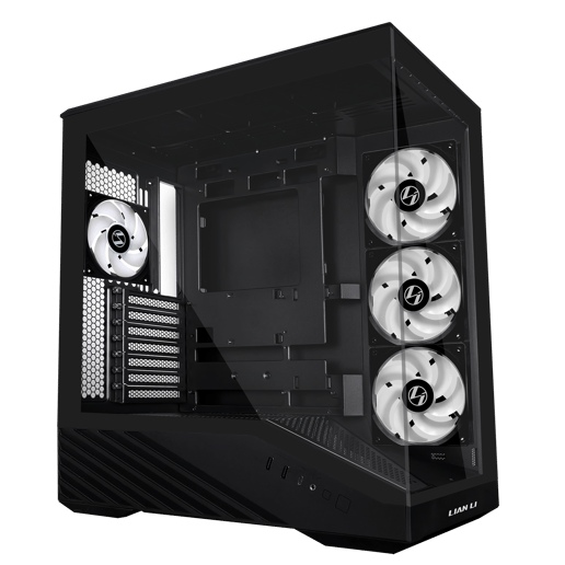 Lian Li Vector V100 RX Mid Tower Gaming Case - Black 