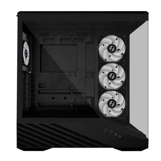 Lian Li Vector V100 RX Mid Tower Gaming Case - Black 