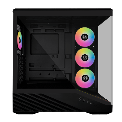 Lian Li Vector V100 RX Mid Tower Gaming Case - Black 