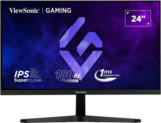 ViewSonic VX24G1-HD 24" Full HD Gaming Monitor - IPS, 180Hz, 1ms, HDMI, DP