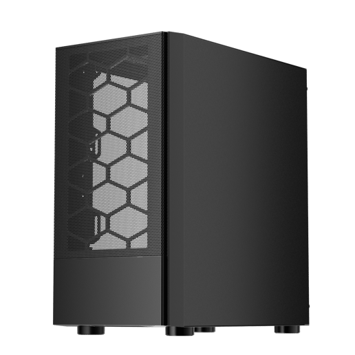 1st Player X4-M Mid Tower Gaming Case - Black 