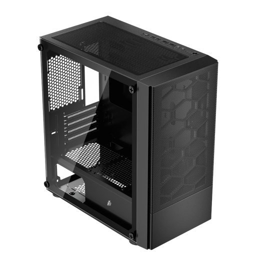 1st Player X4-M Mid Tower Gaming Case - Black 