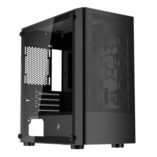 1st Player X4-M Mid Tower Gaming Case - Black 