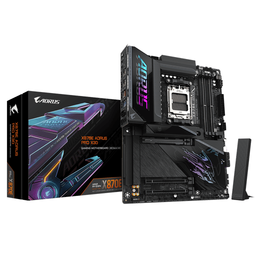 Gigabyte X870E AORUS PRO X3D (Socket AM5) DDR5 ATX Motherboard