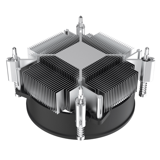 CiT Low Profile CPU Cooler With 92mm PWM Fan For Intel Platform
