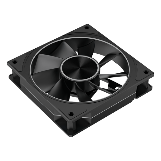 Powercool Airflow Reverse 120mm ARGB Black 4-Pin PWM PC Cooling Fan