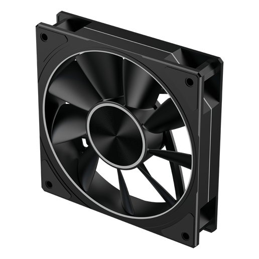 Powercool Airflow 120mm ARGB Black 4-Pin PWM PC Cooling Fan