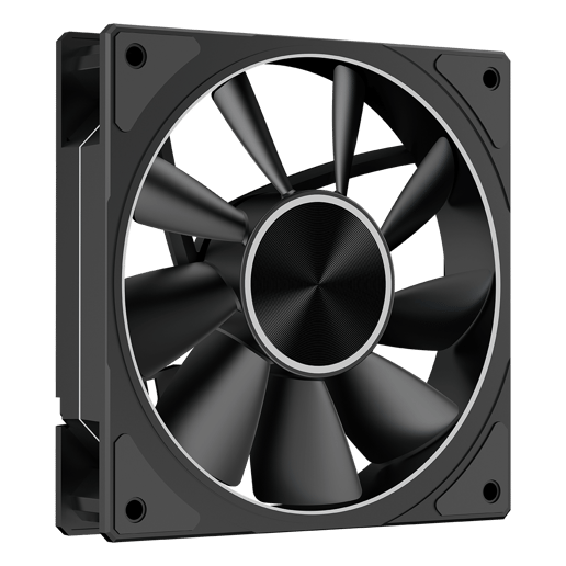Powercool Airflow 120mm ARGB Black 4-Pin PWM PC Cooling Fan