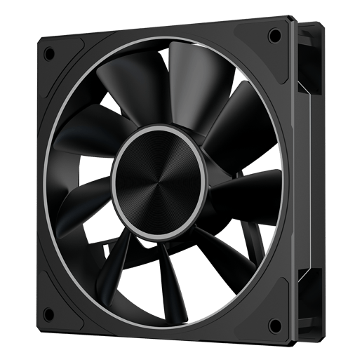 Powercool Airflow 120mm ARGB Black 4-Pin PWM PC Cooling Fan