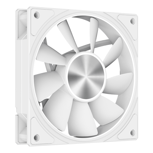 Powercool Airflow 120mm ARGB White 4-Pin PWM PC Cooling Fan