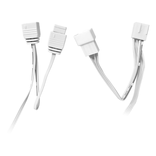 Powercool Airflow 120mm ARGB White 4-Pin PWM PC Cooling Fan