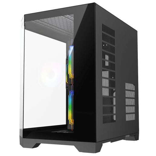 CiT DS240 Micro Tower Gaming Case - Black 