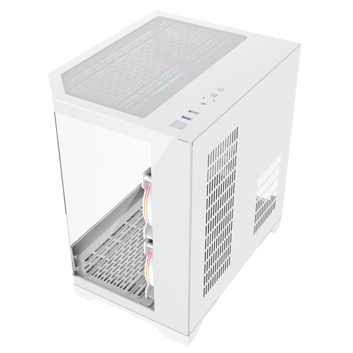 CiT DS240 Micro Tower Gaming Case - White 