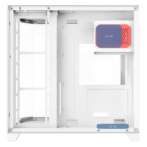 CiT DS360 Mid Tower Gaming Case - White 