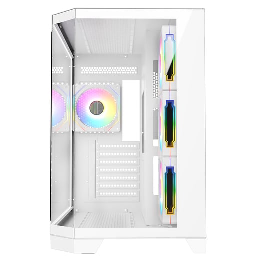 CiT DS360 Mid Tower Gaming Case - White 
