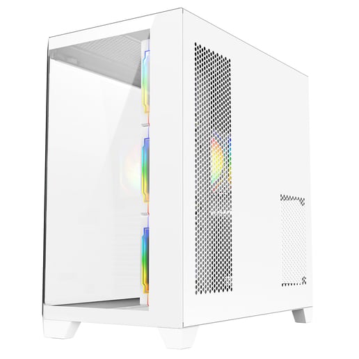 CiT DS360 Mid Tower Gaming Case - White 