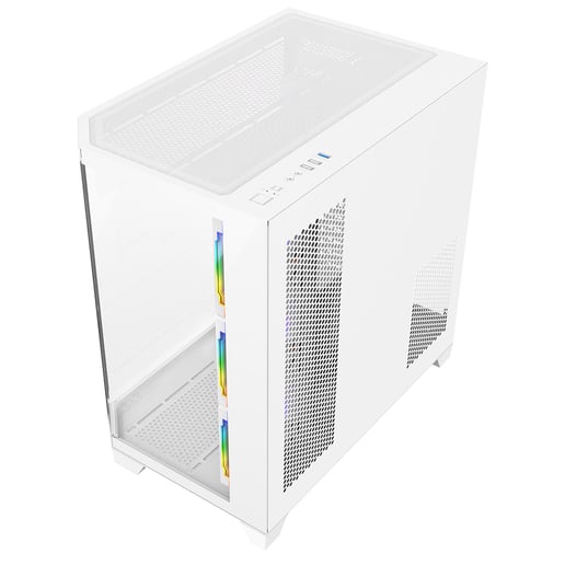 CiT DS360 Mid Tower Gaming Case - White 