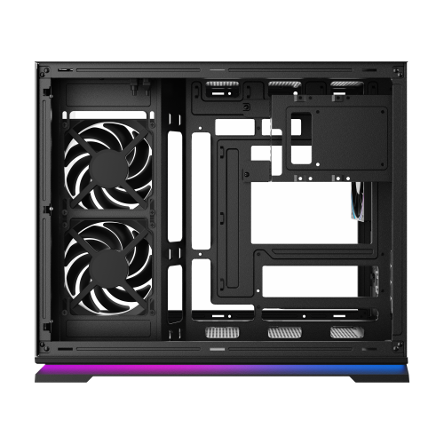 Powercool Aurora Mid Tower Gaming Case - Black 