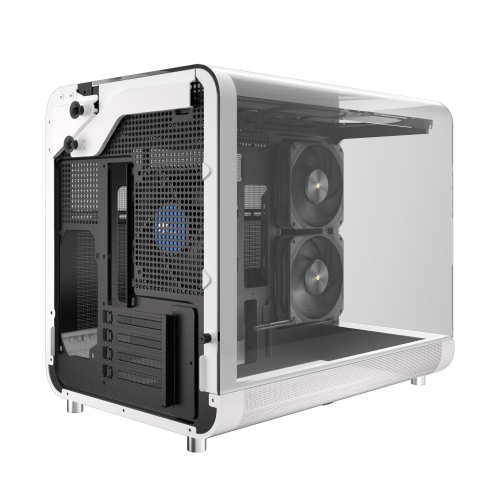 Powercool Aviator White Micro ATX Gaming Case 3 x PWM Fans