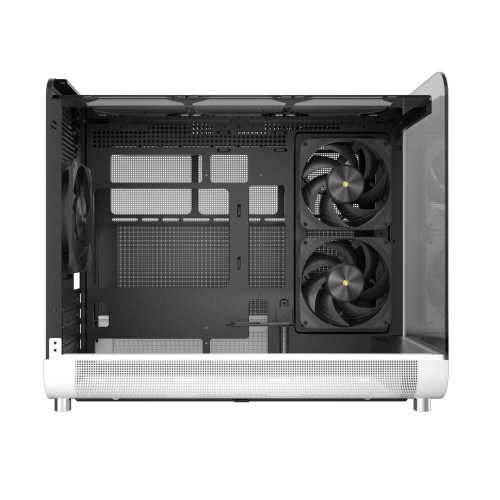 Powercool Aviator White Micro ATX Gaming Case 3 x PWM Fans