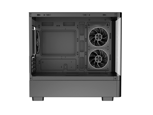 Powercool PC-GRAVITY-BLK Micro Tower Gaming Case - Black 
