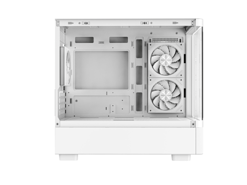 Powercool PC-GRAVITY-WHT Micro Tower Gaming Case - White 