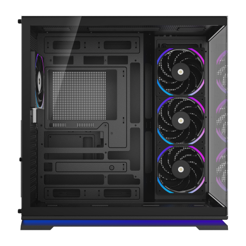 Powercool Plasma Mid Tower Gaming Case - Black 