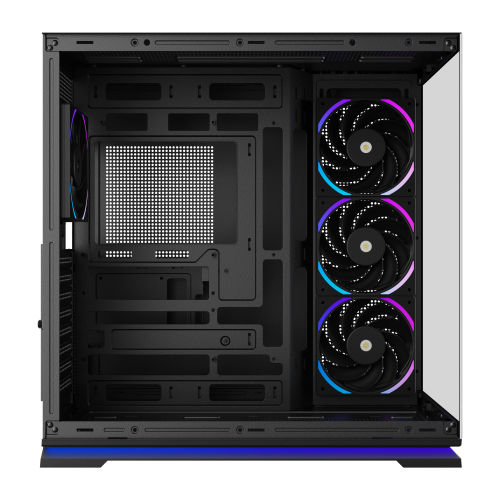 Powercool Plasma Mid Tower Gaming Case - Black 