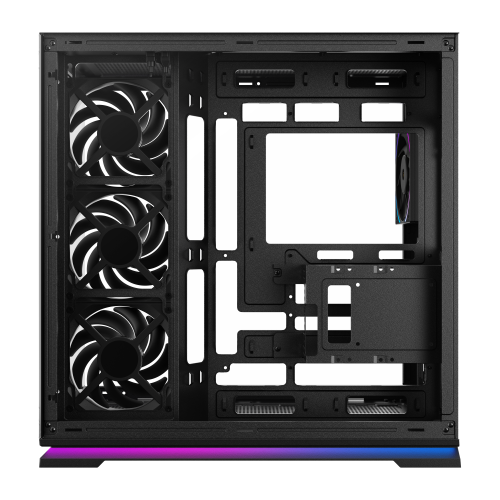 Powercool Plasma Mid Tower Gaming Case - Black 