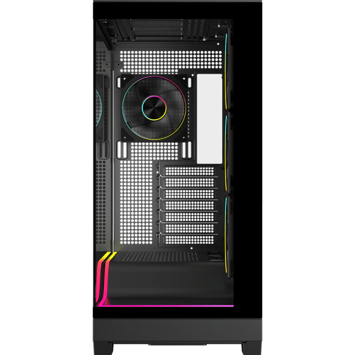 Powercool PC-PULSAR-BLK Mid Tower Gaming Case - Black 