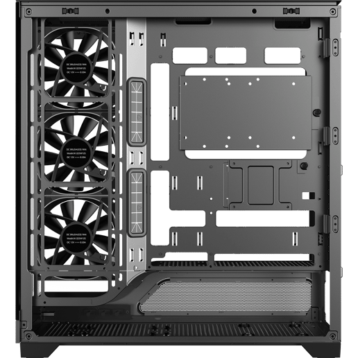 Powercool PC-PULSAR-BLK Mid Tower Gaming Case - Black 