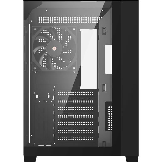 Powercool PC-PURE-BLK Mid Tower Gaming Case - Black 