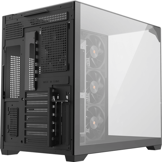 Powercool PC-PURE-BLK Mid Tower Gaming Case - Black 